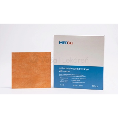 MedCu Antimikrobiálne krytie na rany 20 x 20 cm 10 ks