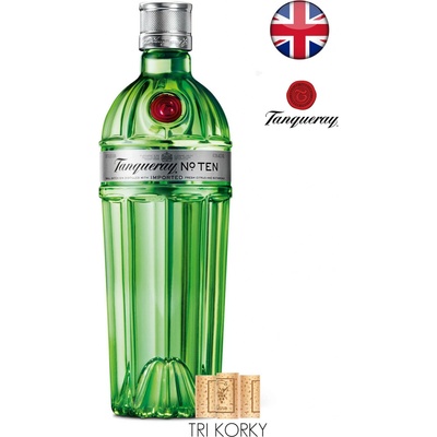 Tanqueray No.10 London Dry Gin 47,3% 0,7 l (čistá fľaša)