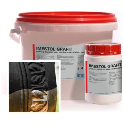 Imesta Imestol GRAFIT 0,8 KG - kovářská barva, IMESTL GRAFIT černá RAL 7021