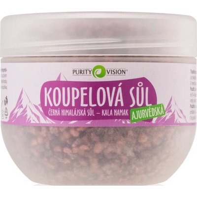 Purity Vision Ajurvédská koupelová sůl (Černá himalájská sůl Kala Namak) 500 g