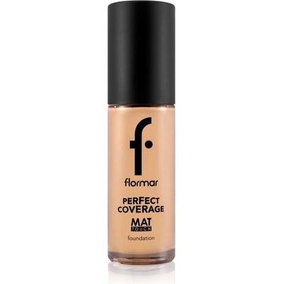 flormar Perfect Coverage Mat Touch Foundation zmatňujúci make-up pre zmiešanú až mastnú pokožku 303 Classic Beige 30 ml