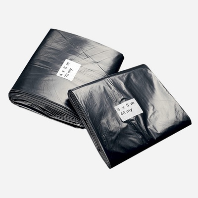 Den Braven Stavební zakrývací fólie vysokopevnostní, 4 m x 5 m, (40 um), černá