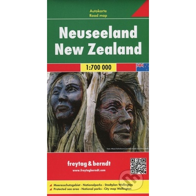 Autokarte Neuseeland Nueva Zelanda Nieuw Zeeland