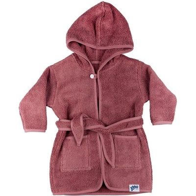 Kikko Dětský biobavlněný froté župan Organic Mesa Rose