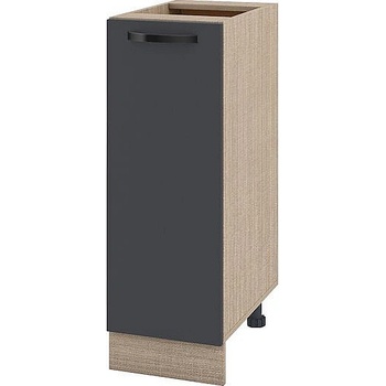 Image 1 of ИРИМ Долен кухненски шкаф Сити МФ-Карбон мат-11-20 30 см