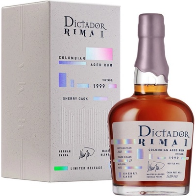 Dictador Rima Sherry Cask 23y 1999 45% 0,7 l (karton)