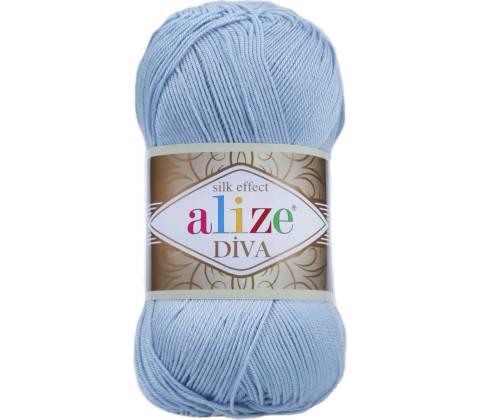 Alize Diva - 350 modrá
