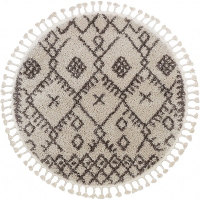 Dywany Łuszczów Berber Tanger B5940 cream and brown Hnedá