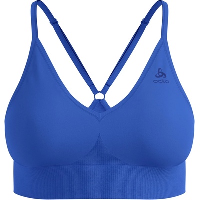 Odlo Дамски спортен сутиен Odlo Women's Seamless Low Padded Sport Bra Sports bra - Dazzling Blue - размер XS (114-3495-0611)