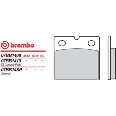 Přední brzdové destičky Brembo Bimota 1200 YB 5 FS 1987 - směs 18 – Hledejceny.cz