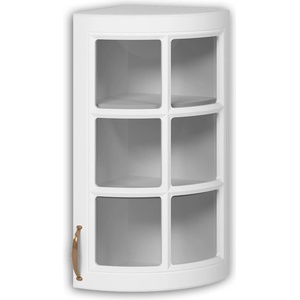 Bogdan Furniture Europe Горен шкаф заоблен с витрина Michelle B 30/72-E20