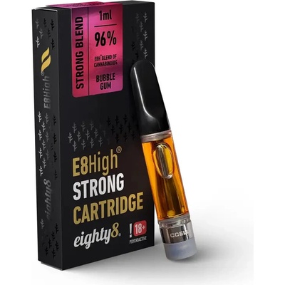 Eighty8 E8High Cartridge Bubblegum, 96 % 1 ml