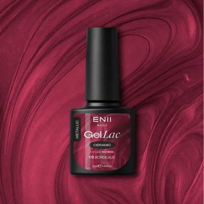 ENII NAILS Gel lak Ceramic 178 Bordeaux 10 ml
