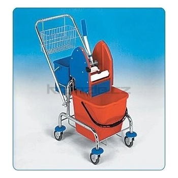 Eastmop Úklidový vozík Clarol 17 l PLUS košík na vodítko držák s 6 l kbelíkem 21005CL
