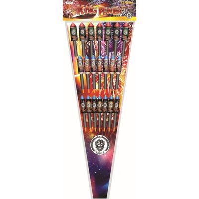 Pyrotechnika rakety King Power set 21 ks