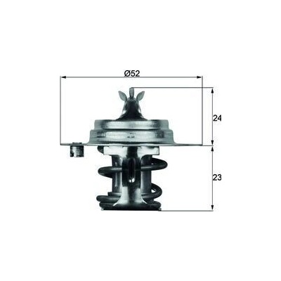Termostat, chladivo MAHLE TX 7 83D (TX783D)
