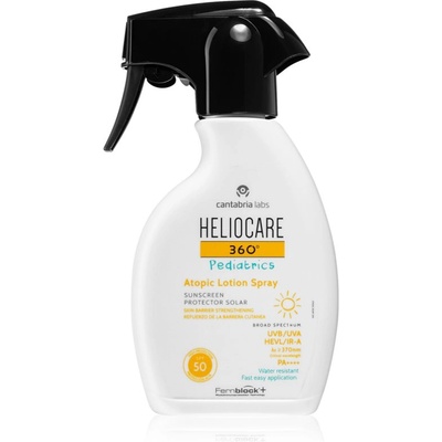 Heliocare 360° Pediatrics Atopic Lotion Spray спрей за тен за деца SPF 50 250ml
