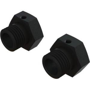 Arrma шестостенен носач 17mm, 16.5mm, алуминий черен (2)