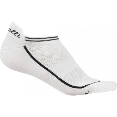 Castelli Дамски чорапи за колоездене Castelli Women's Invisibile Sock Cycling socks - White - размер L/XL (201-2456-0312)