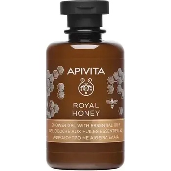 APIVITA Душ гел с кремообразна пяна и натурални масла Мед , Apivita Royal Honey Shower Gel 75ml