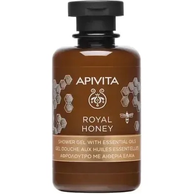 APIVITA Душ гел с кремообразна пяна и натурални масла Мед , Apivita Royal Honey Shower Gel 75ml