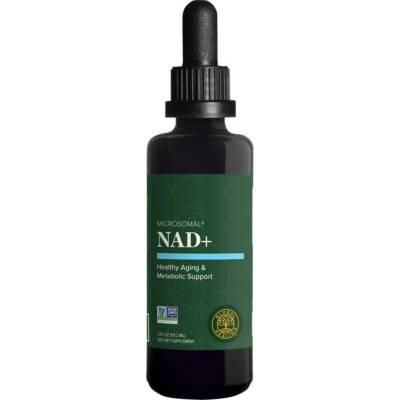 Global Healing NAD+ - Клетъчна енергия и жизненост, 60 mg, 59.2 ml капки (33677 (NAD-2oz))