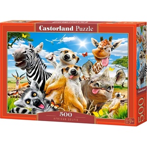 Castorland Пъзел Castorland от 500 части - Африканско селфи (B-53568)