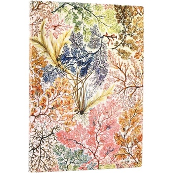 Paperblanks Тефтер Anemone, Midi, широки редове, мека корица (1570181282)