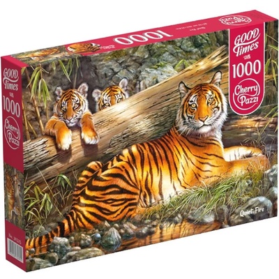 Cherry Pazzi Пъзел Cherry Pazzi от 1000 части - Семейство тигри (30325)