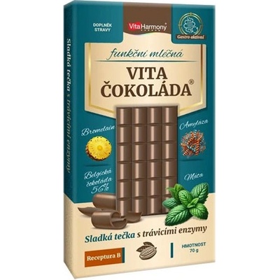 VitaHarmony VitaČokoláda Receptúra B mliečna 70 g
