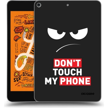 Picasee silikónový čierny obal Apple iPad mini 2019 5. generace Angry Eyes Transparent