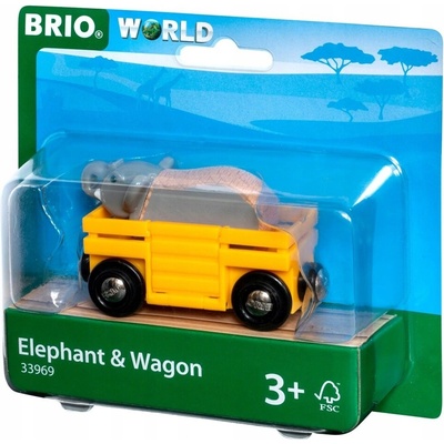 Brio 33969 Slon a vagónik