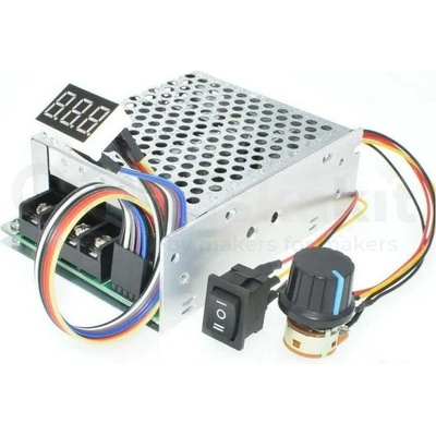 LaskaKit PWM regulátor otáček stejnosměrných motoru 40A 55V s displejem