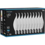 Mexen Nova 10x LED крушка пламък E14, C37, 5W, Студена - 6500K, 525 lm - L106-E14-0565-01x10 (L106-E14-0565-01x10)