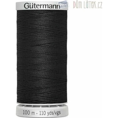 Niť GÜTERMANN Extra silná, 100 m, čierna
