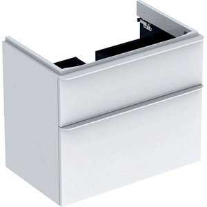Geberit Smyle Square - Шкаф за мивка, 73x47x62 cm, 2 чекмеджета, гланцово бяло/матово бяло 500.353. 00.1 (500.353.00.1)