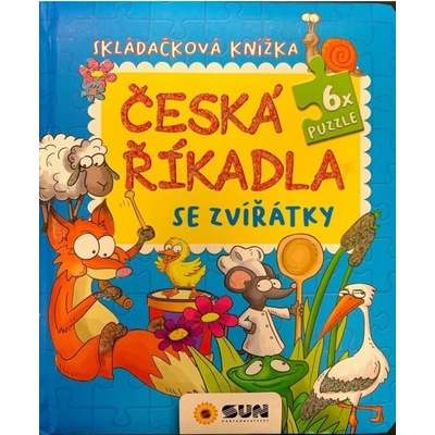 Česká říkadla se Zvířátky - Skládačková knížka NAKLADATELSTVÍ SUN s.r.o.