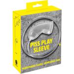 You2Toys Piss Play Sleeve - приставка за пенис с изводна тръбичка (прозрачна) - desirel