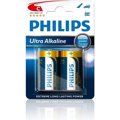 Philips Ultra Alkaline C 2ks LR14E2B/10