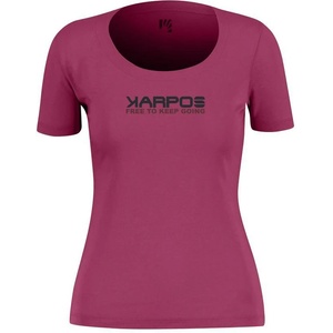 Karpos Дамска тениска Karpos Women's Loma Cotton T-Shirt - Raspberry Coulis (916-6415-0312)