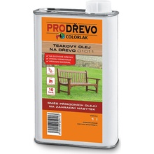 Colorlak Teakový olej na drevo O1011 1 l bezfarebný