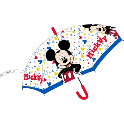 Eplusm Mickey mouse smile deštník auomatický průhledný