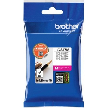 Brother Оригинален патрон Brother LC3617, 550 страници/5%, Magenta (3015100112)