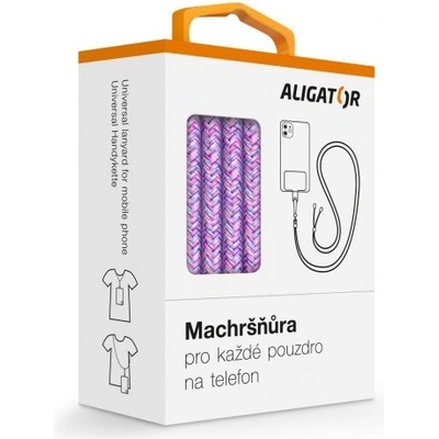 Univerzální šňůrka pro mobilní telefon Aligator Machršňůra, strakatá