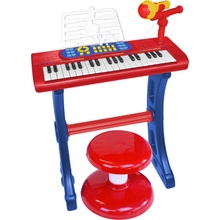 Bontempi Elektronický klavír červeno modrý