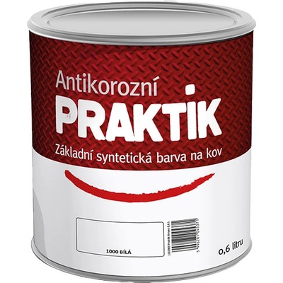 PRAKTIK Antikorózna základná syntetická farba na kov 9L 0110 sivá