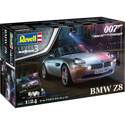 Revell BMW Z8 Jeden svet nestačí darčeková súprava 1:24