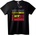 NOONEBRAND Тениска Западно Крайбрежие Автентичен Стил - 4XL, Black
