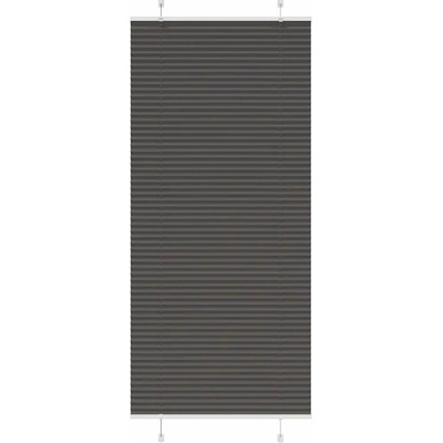 VidaXL Roleta plisé černá 90x200 cm