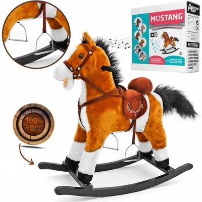 Milly Mally Hojdací koník so zvukmi Mustang svetlo hnedý